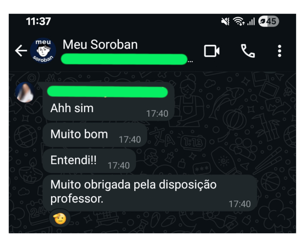 depoimento sobre o curso meu soroban